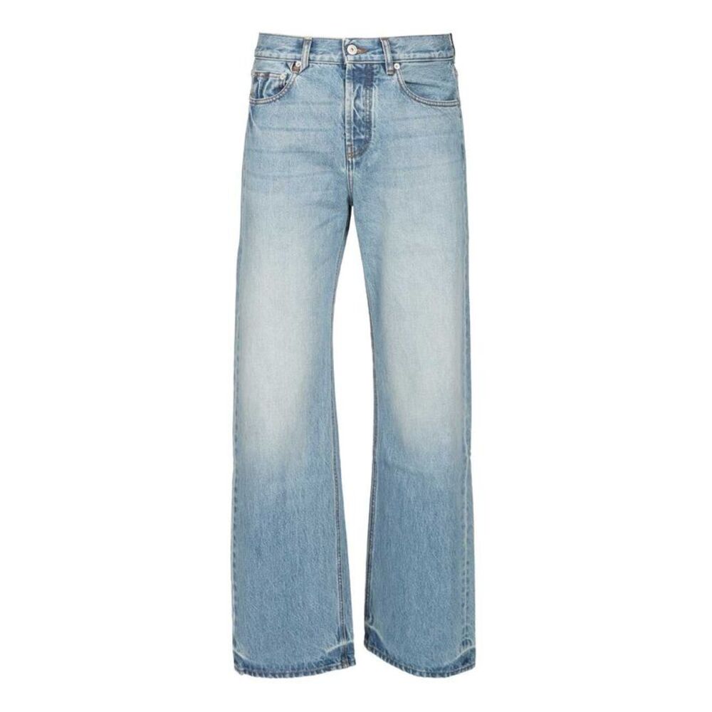 Jacquemus Men Straight Jeans In De-Nîmes Denim